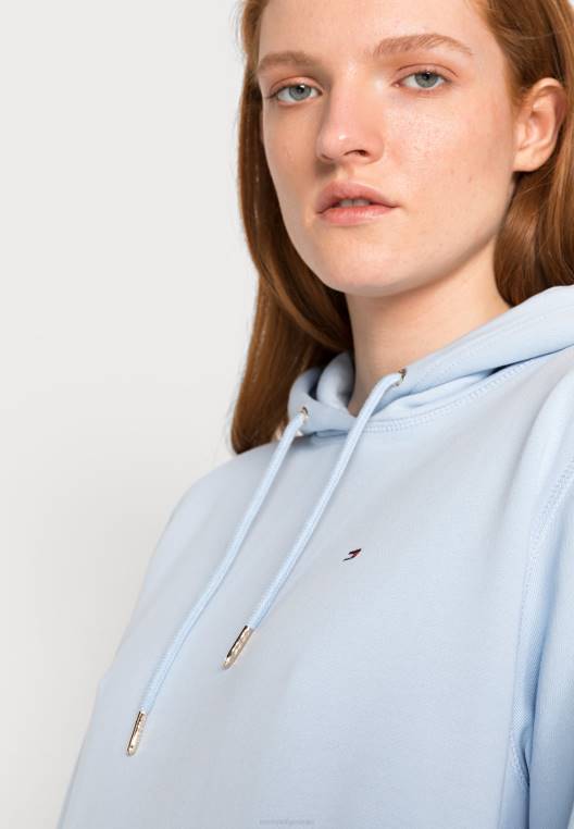 שמלת יום שמלת קפוצ'ון רגילה NX207454 כחול מבריז Tommy Hilfiger