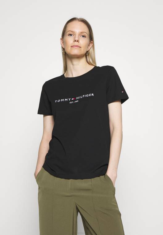 חולצה מודפסת NX207464 שָׁחוֹר Tommy Hilfiger