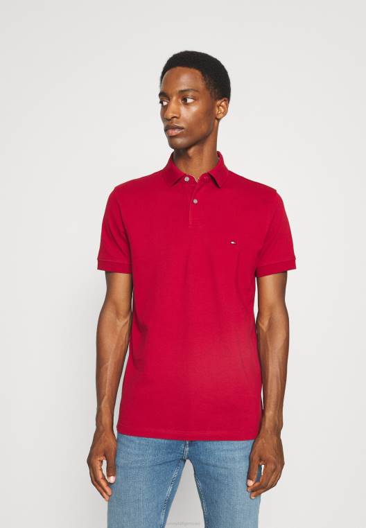 חולצת פולו רגילה NX207495 רגאטה אדום Tommy Hilfiger