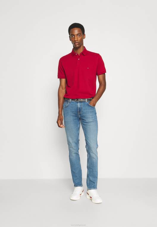 חולצת פולו רגילה NX207495 רגאטה אדום Tommy Hilfiger