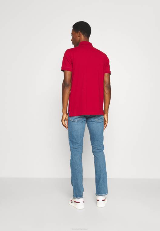 חולצת פולו רגילה NX207495 רגאטה אדום Tommy Hilfiger