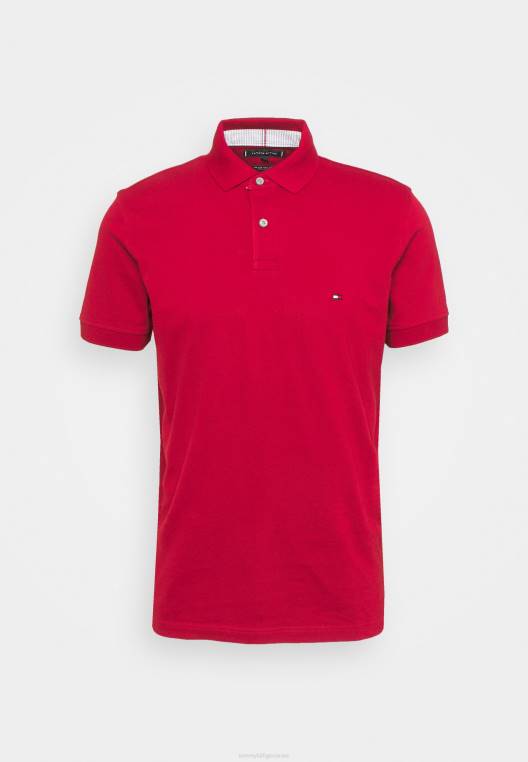חולצת פולו רגילה NX207495 רגאטה אדום Tommy Hilfiger