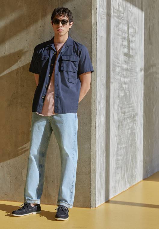 נעלי סירה קלאסיות NX207504 כְּחוֹל Tommy Hilfiger