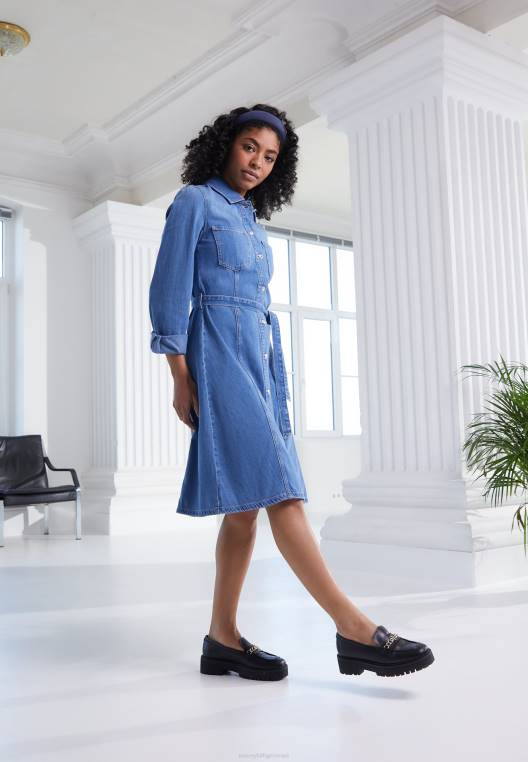 שמלת ברך שמלת ג'ינס NX207506 הילה Tommy Hilfiger