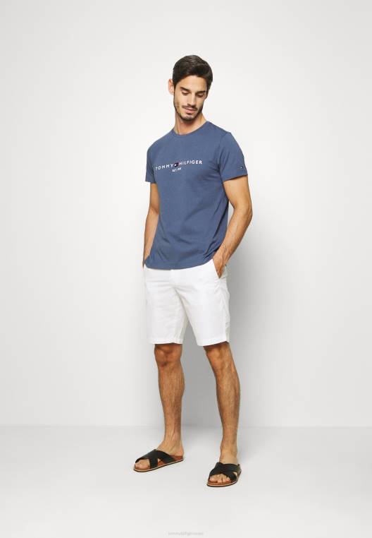 חולצת טי עם הדפס לוגו NX207510 כְּחוֹל Tommy Hilfiger