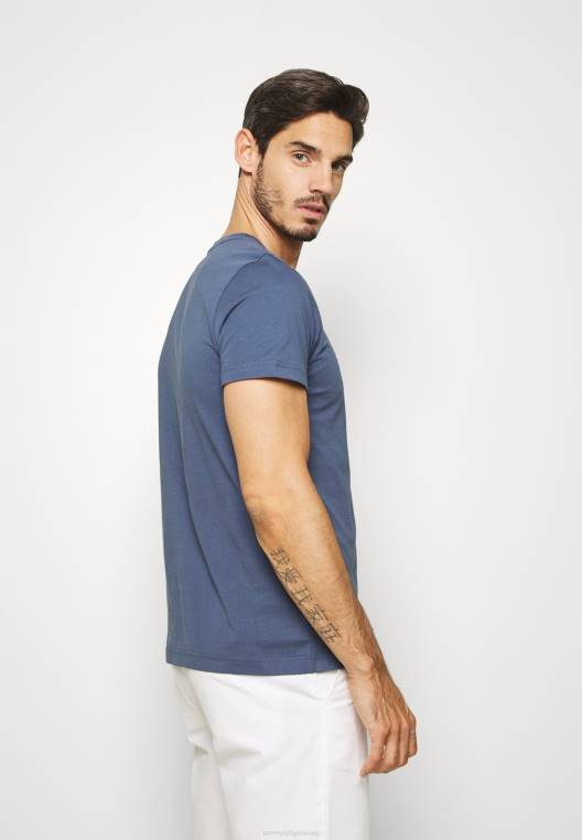 חולצת טי עם הדפס לוגו NX207510 כְּחוֹל Tommy Hilfiger