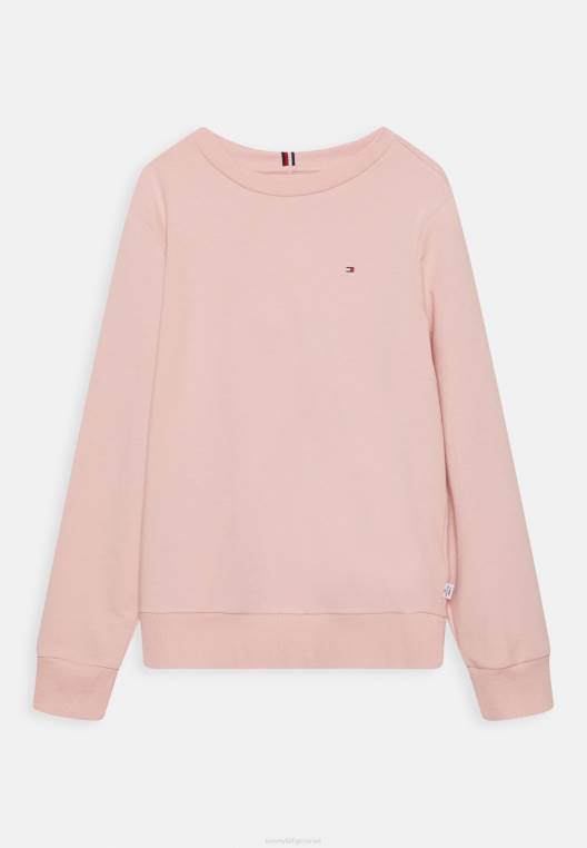 סווטשירט יוניסקס מוצק NX207520 גוון ורוד Tommy Hilfiger