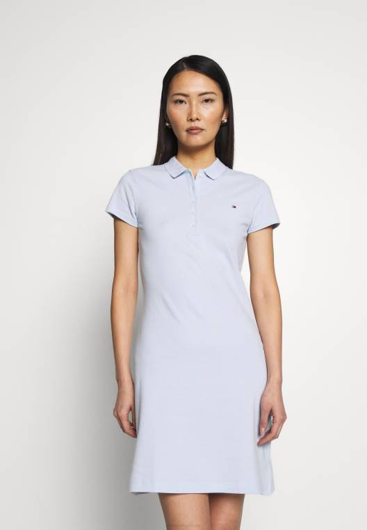 שמלת ג'רסי שמלה דקה NX207536 כחול מבריז Tommy Hilfiger