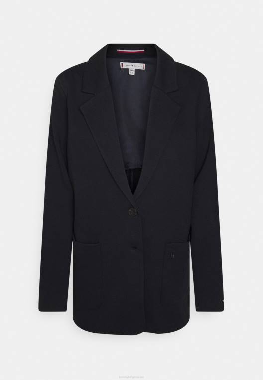 בלייזר רגוע בעל מרקם NX207543 שמיים מדבריים Tommy Hilfiger