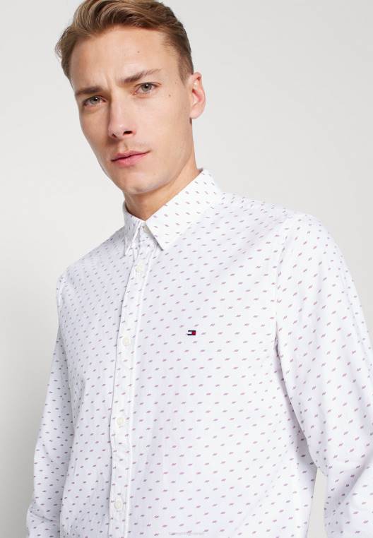 מיני חולצה NX207545 אופטי אודם לבן/ארגמן Tommy Hilfiger