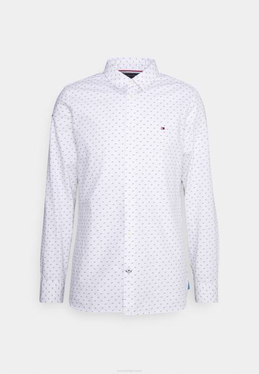 מיני חולצה NX207545 אופטי אודם לבן/ארגמן Tommy Hilfiger