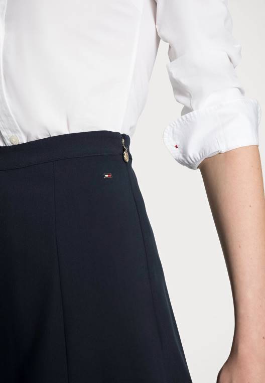 חצאית קצרה של אנג'לה חצאית קו NX207558 כְּחוֹל Tommy Hilfiger