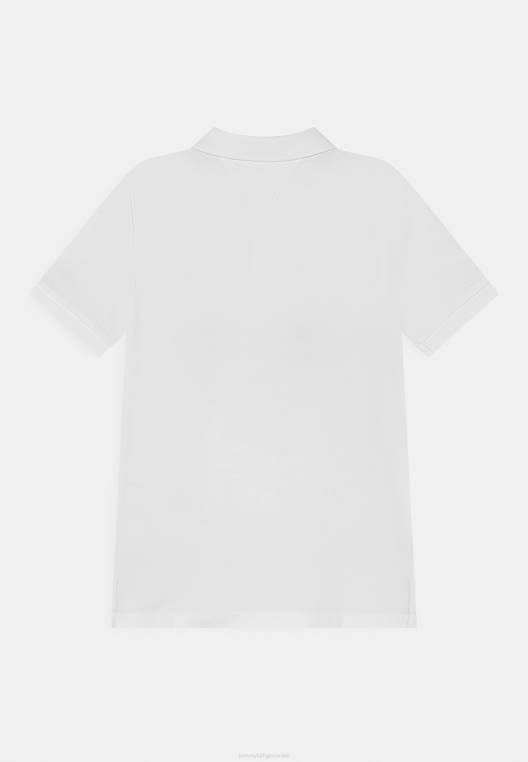 חולצת פולו טייפ NX207564 לבן Tommy Hilfiger