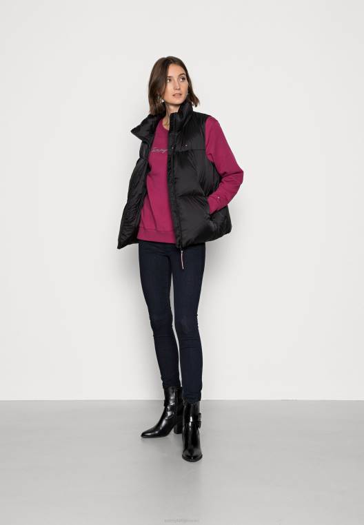 סווטשירט תסריט רגיל NX207573 אודם ארגמן Tommy Hilfiger