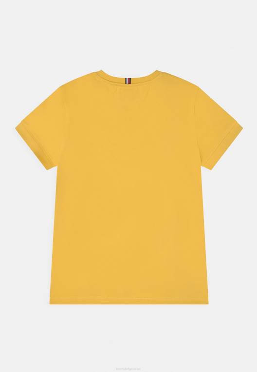 חולצת טריקו בהדפס טי טייפ NX207575 מניב צהוב Tommy Hilfiger