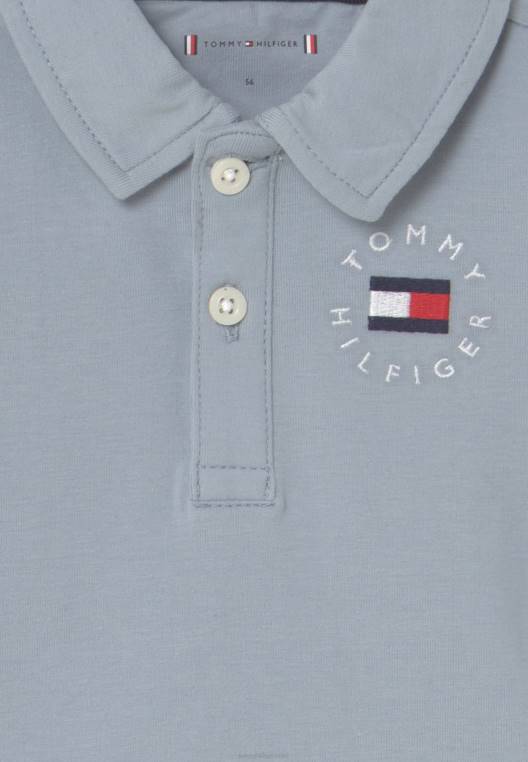 חולצת פולו תג תינוק NX207581 מְעוּנָן Tommy Hilfiger