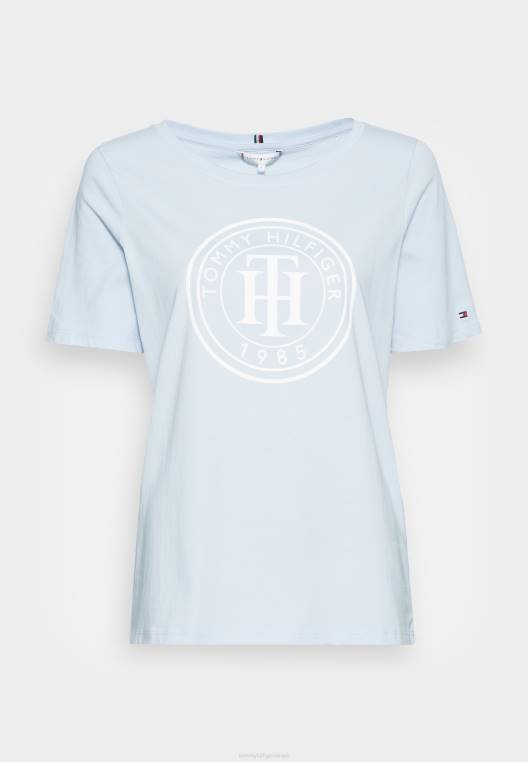 חולצה בהדפס רגיל NX207593 כחול מבריז Tommy Hilfiger