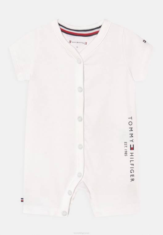 סרבל יוניסקס חיוני לתינוק NX207600 לבן Tommy Hilfiger