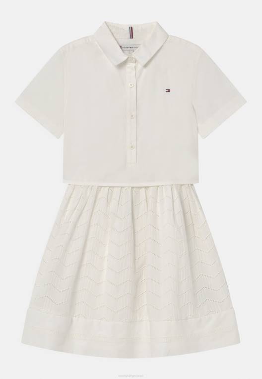 שמלת יום אנגלה NX207615 אקרו Tommy Hilfiger