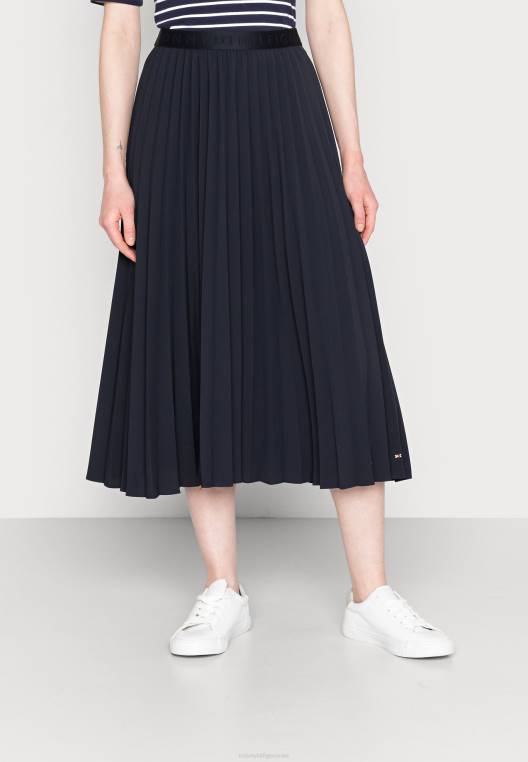 חצאית מידי חצאית קו NX207634 שמיים מדבריים Tommy Hilfiger