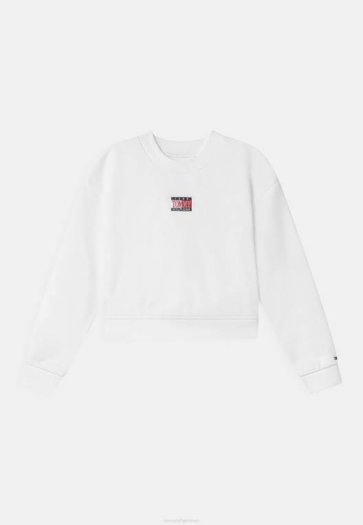 סווטשירט נצחי NX207636 לבן Tommy Hilfiger