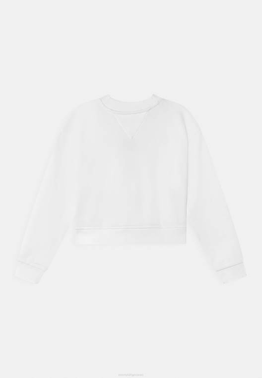 סווטשירט נצחי NX207636 לבן Tommy Hilfiger