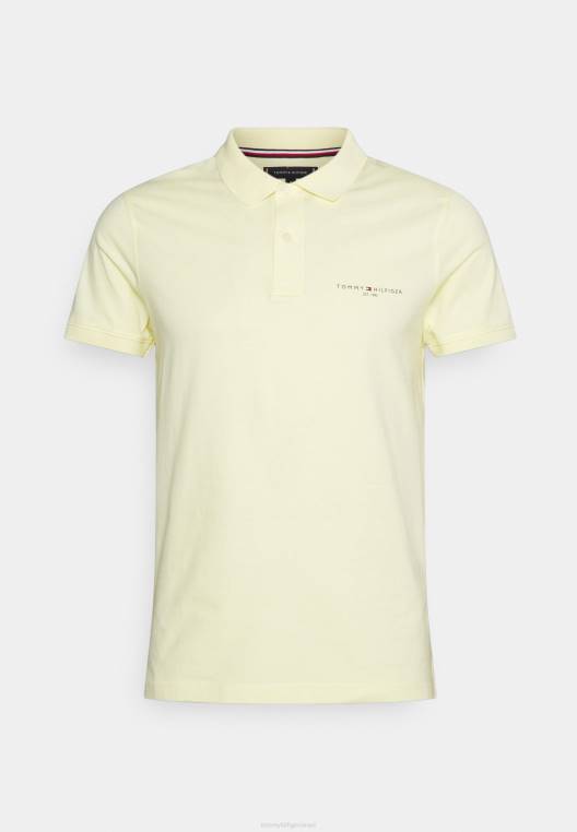 חולצת פולו דקה ונקייה NX207642 טוויסט לימון Tommy Hilfiger