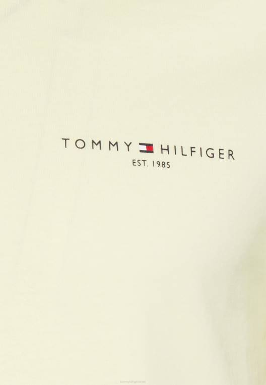 חולצת פולו דקה ונקייה NX207642 טוויסט לימון Tommy Hilfiger