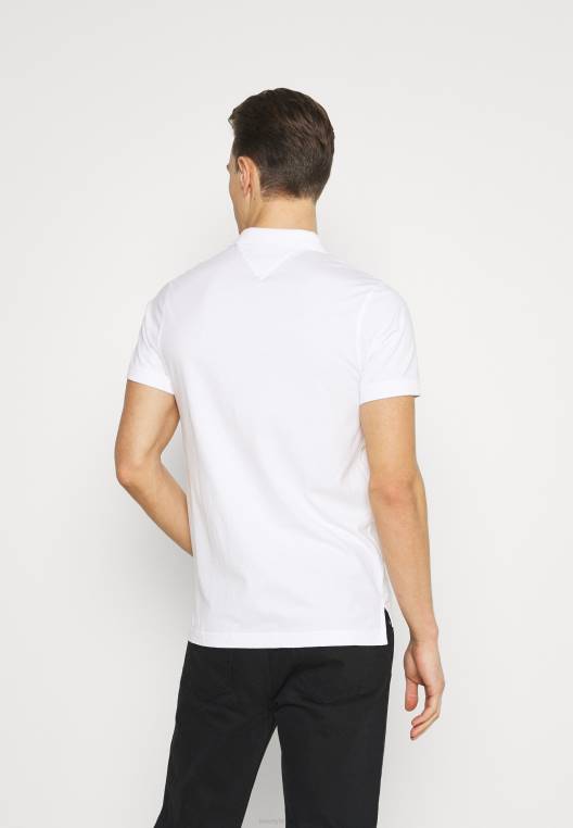 חולצת פולו דקה ונקייה NX207665 לבן Tommy Hilfiger