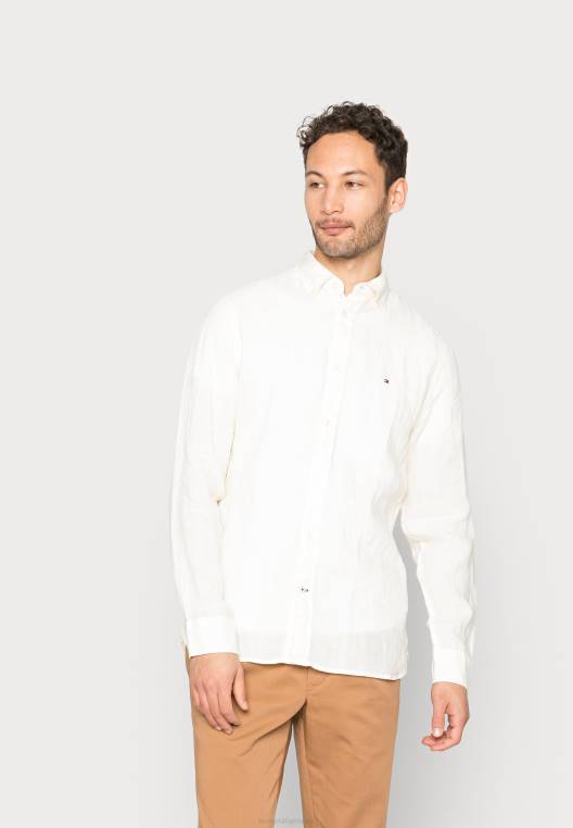 חולצה צבועה בפיגמנט NX207669 שֶׁנהָב Tommy Hilfiger