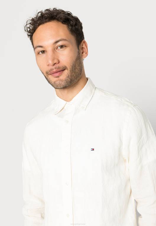 חולצה צבועה בפיגמנט NX207669 שֶׁנהָב Tommy Hilfiger