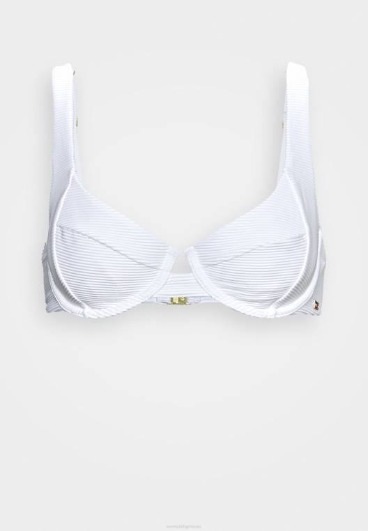 טופ ביקיני עם מרפסת NX207679 לבן Tommy Hilfiger
