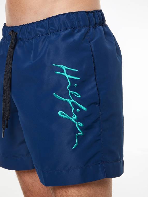 מכנסי ים קצרים בהתאמה רגילה NX20768 אינדיגו דמדומים Tommy Hilfiger