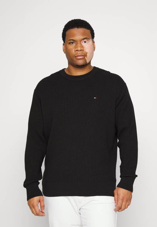 מגשר מבנה רשת צוואר צוואר NX207709 שָׁחוֹר Tommy Hilfiger