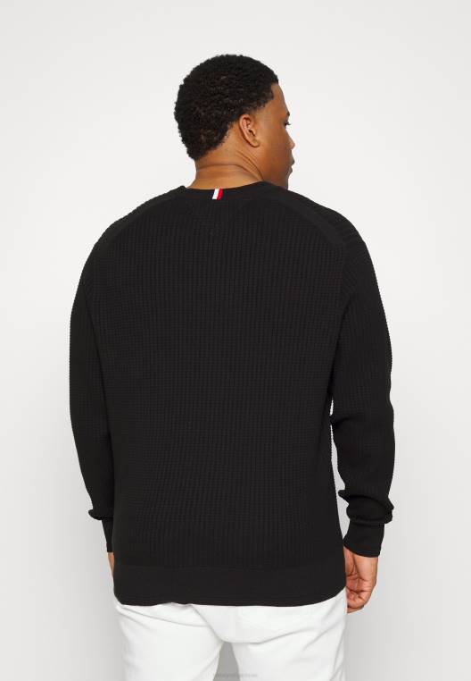 מגשר מבנה רשת צוואר צוואר NX207709 שָׁחוֹר Tommy Hilfiger