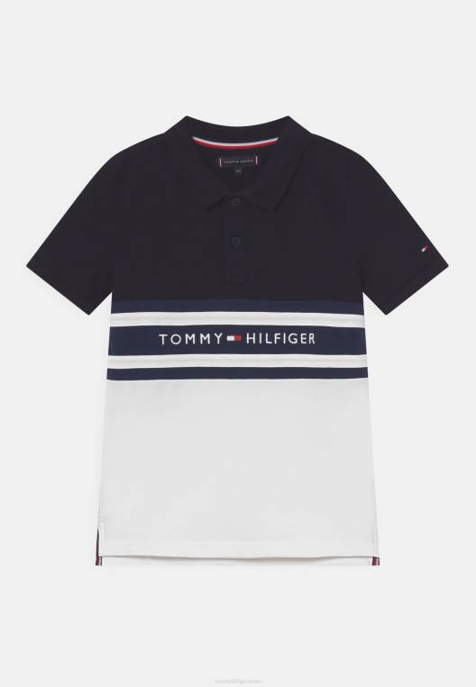 חולצת פולו קולורבלוק NX207725 שמיים מדבריים Tommy Hilfiger