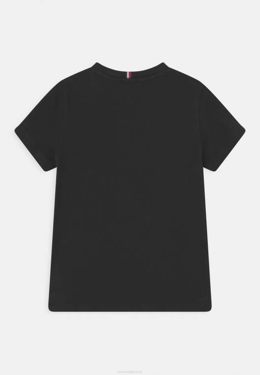 חולצת טי עם הדפס לוגו NX207733 שָׁחוֹר Tommy Hilfiger