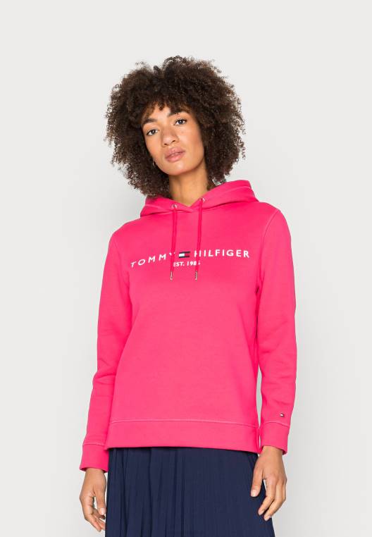 קפוצ'ון רגיל NX207751 פאר ורוד Tommy Hilfiger