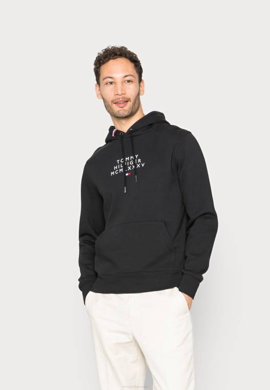 קפוצ'ון גרפי NX207769 שָׁחוֹר Tommy Hilfiger