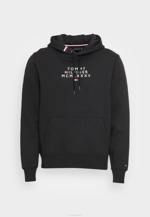 קפוצ'ון גרפי NX207769 שָׁחוֹר Tommy Hilfiger