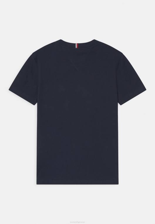 חולצת טריקו בסיסית כיס חיונית NX207776 צי הדמדומים Tommy Hilfiger