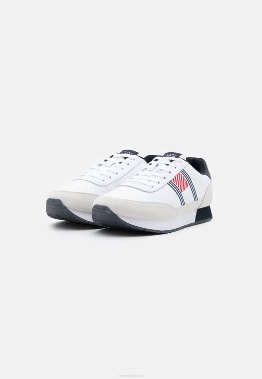 מאמני דגל רץ חיוניים NX207787 לבן Tommy Hilfiger