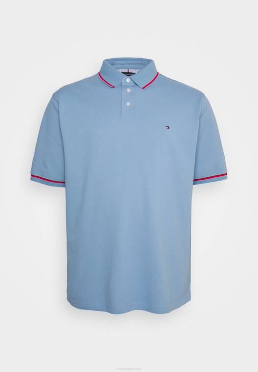 חולצת פולו עם קצה NX207793 כחול שחר Tommy Hilfiger
