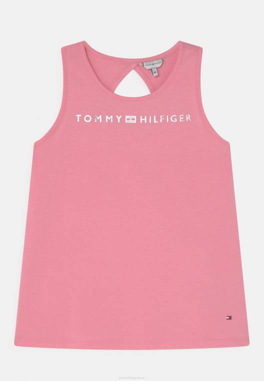 עליונית לוגו NX207801 ורוד טרי Tommy Hilfiger