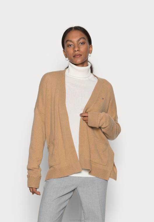 קרדיגן קרדיגן רך פתוח NX207802 חאקי כפרי Tommy Hilfiger