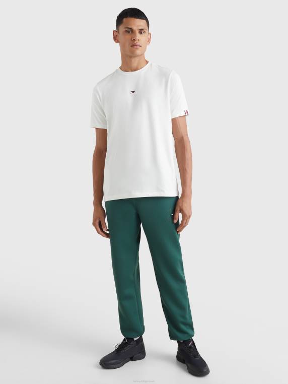 חולצת לוגו חיונית מגניבה ספורטיבית NX20780 שֶׁנהָב Tommy Hilfiger