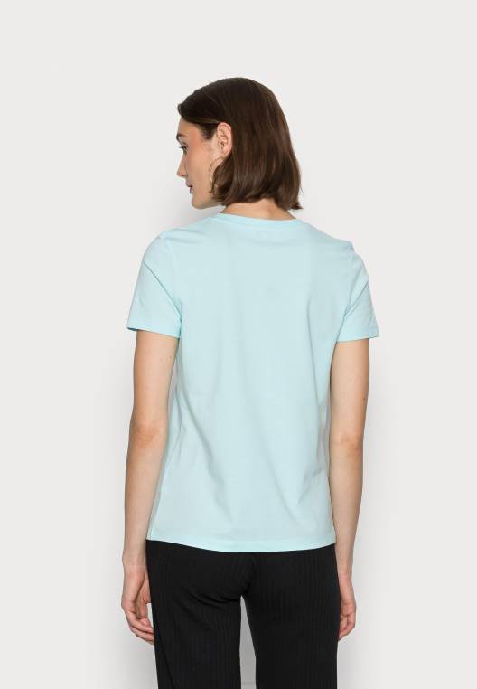 חולצת טי רגילה בהדפס טי NX207816 קרח קוטבי Tommy Hilfiger