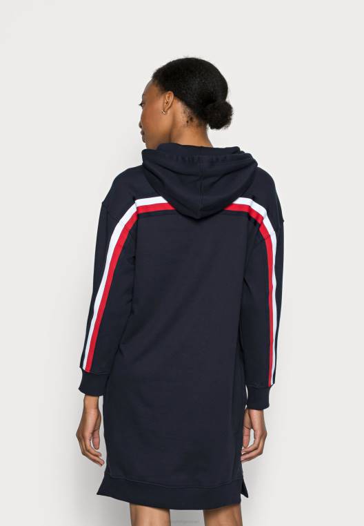 קפוצ'ון שמלה קצרה שמלת יום NX207829 שמיים מדבריים Tommy Hilfiger