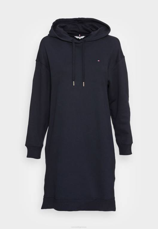 קפוצ'ון שמלה קצרה שמלת יום NX207829 שמיים מדבריים Tommy Hilfiger