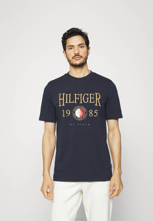 חולצת טריקו בהדפס סמל NX207841 שמיים מדבריים Tommy Hilfiger